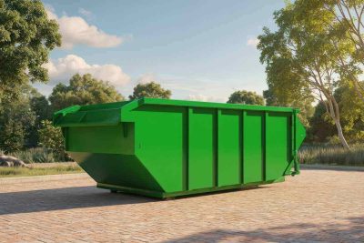 roll-off dumpster container for waste management, recycling